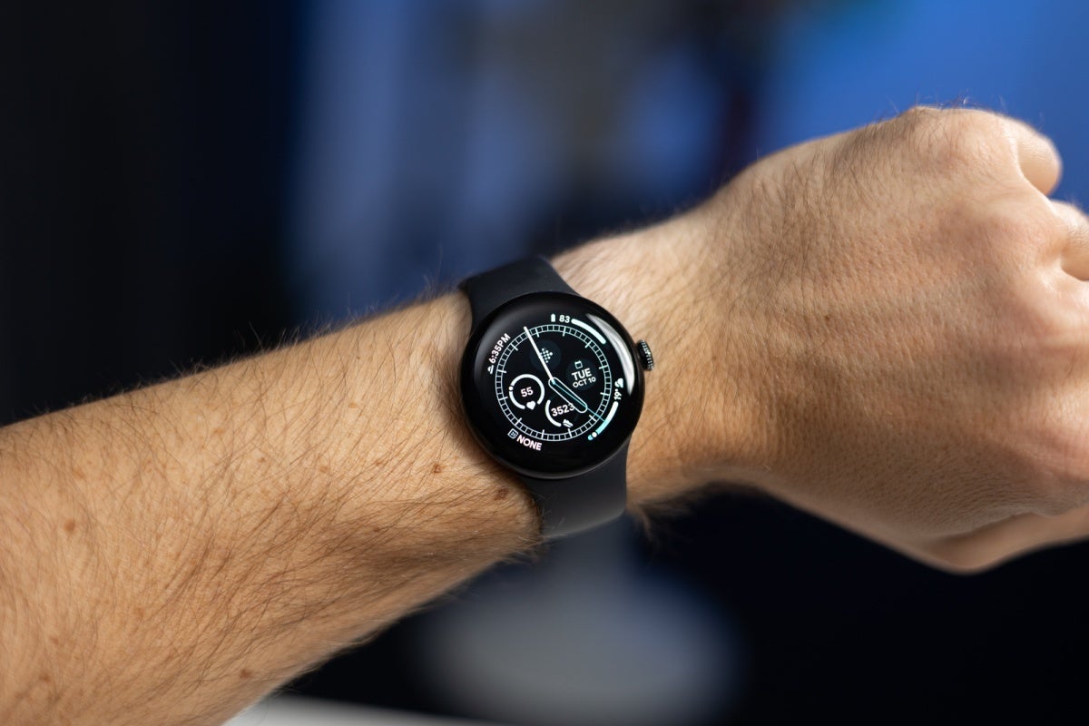The Pixel Watch 2 (pictured here) should last significantly longer between charges on Wear OS 5. - Google&#039;s Wear OS 5 announcement teases battery life upgrades for your Pixel Watch and Galaxy Watch