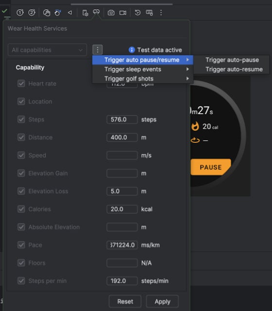 The Health Services sensor panel - Google announces new capabilities for Health Connect and Health Services on Wear OS