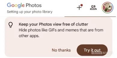 Google Photos' upcoming feature to hide all the memes you backed up is getting closer