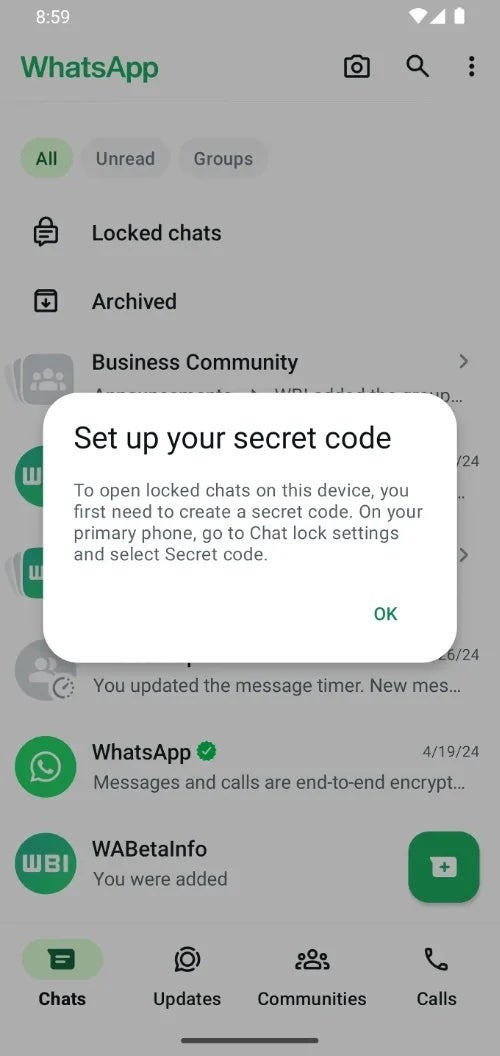 WhatsApp’s synced locked chats with linked devices are now rolling out in beta