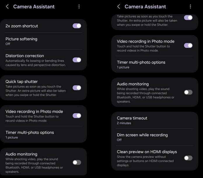 O Camera Assistant agora é compatível com o Galaxy S21 FE - Com o suporte do Camera Assistant, as câmeras do Galaxy S21 FE podem fazer mais