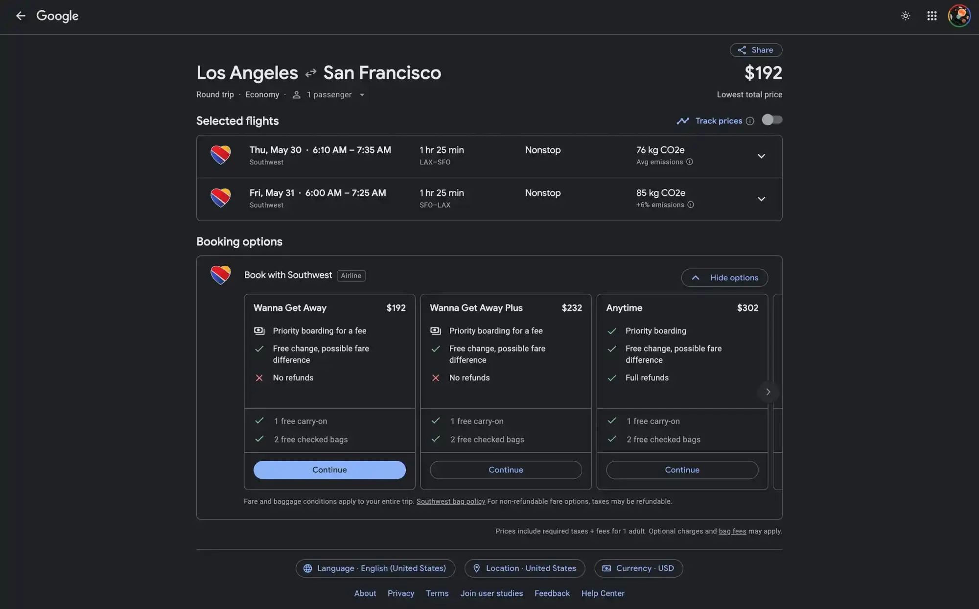 Google Flights update: Southwest prices now visible, no more &#039;price unavailable&#039;