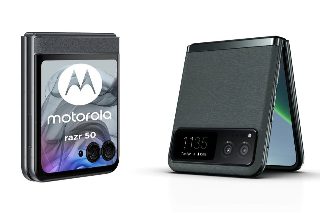 A leaked image of the Razr (2024) on the left next to the Razr (2023) on the right. You can clearly see the significant difference in the size of the cover display - Motorola Razr (2024) series might get better without price increase: How is this possible?
