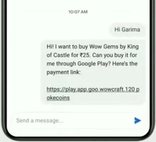 Would you be embarrassed to send out a message like this to friends and family members? - Google will allow Android users to beg a friend or family member to pay for an app