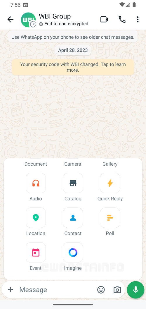 You will soon be able to create AI-powered images right within your WhatsApp chats