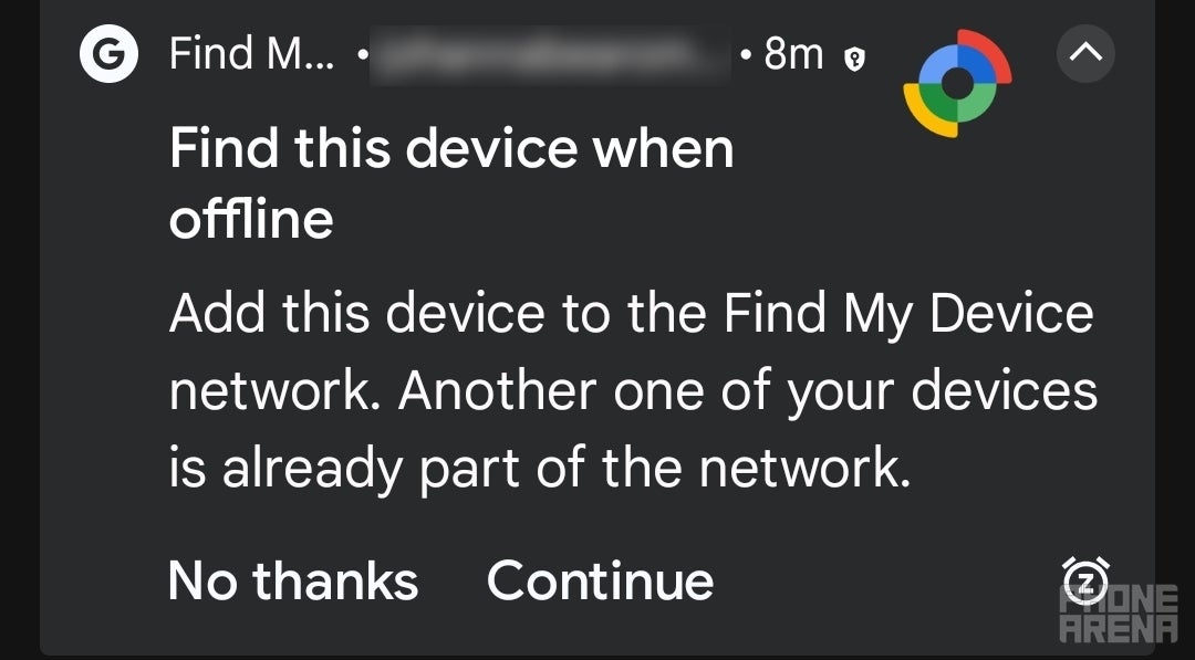 Google &quot;Find My Device&quot; trackers offer a quicker workaround to activate the network on your device