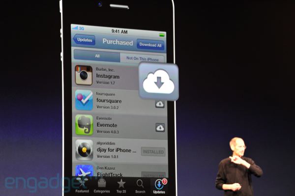 iCloud introduced by Steve Jobs