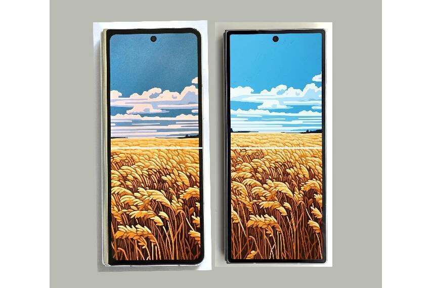 An image posted by prominent leaker IceUniverse that depicts the difference between the Fold 5 and Fold 6 outer display - If Samsung is planning a price hike for the Galaxy Fold 6 and Flip 6, then what about upgrades?