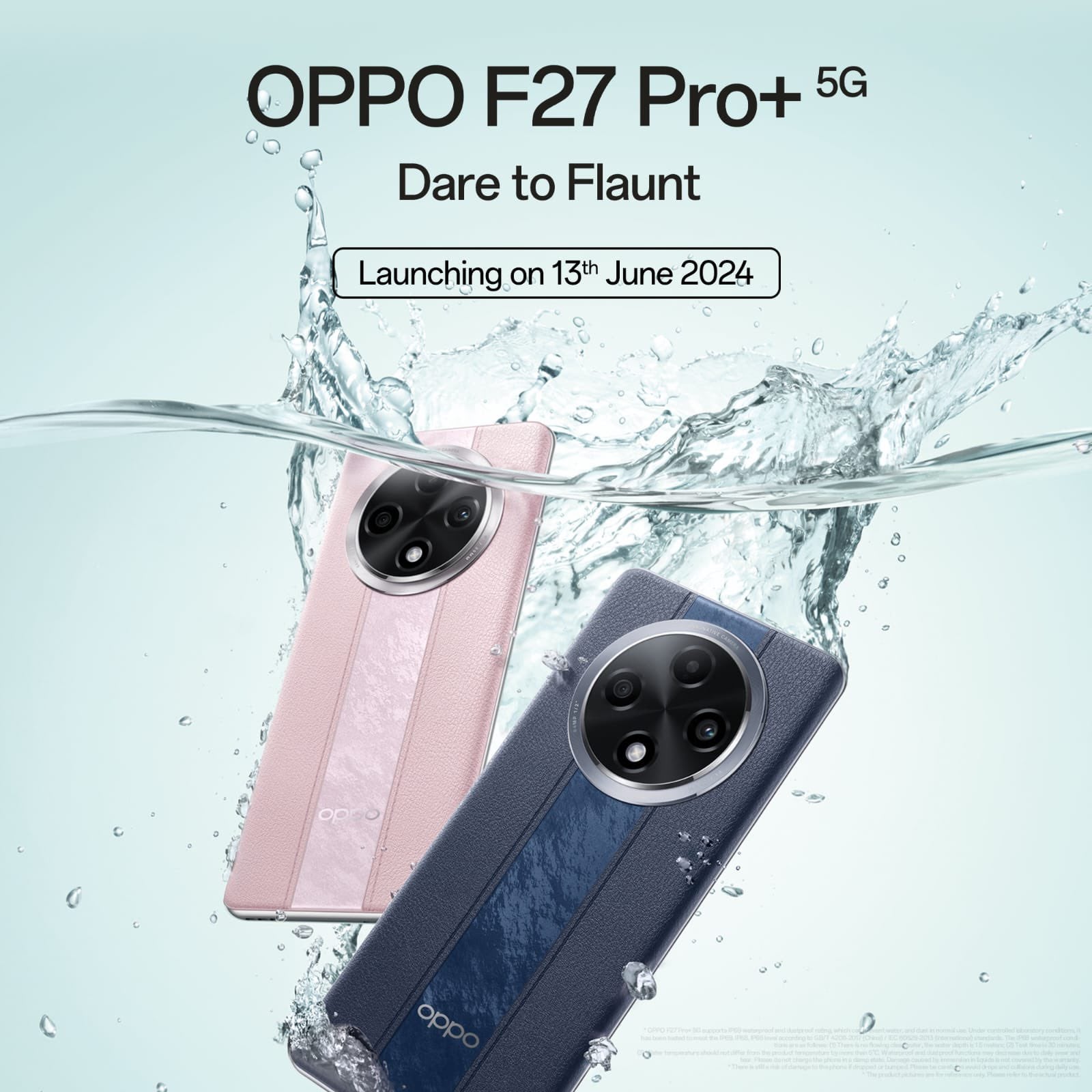Oppo F27 Pro+ launch date - Oppo’s super durable F27 series to be revealed on June 13