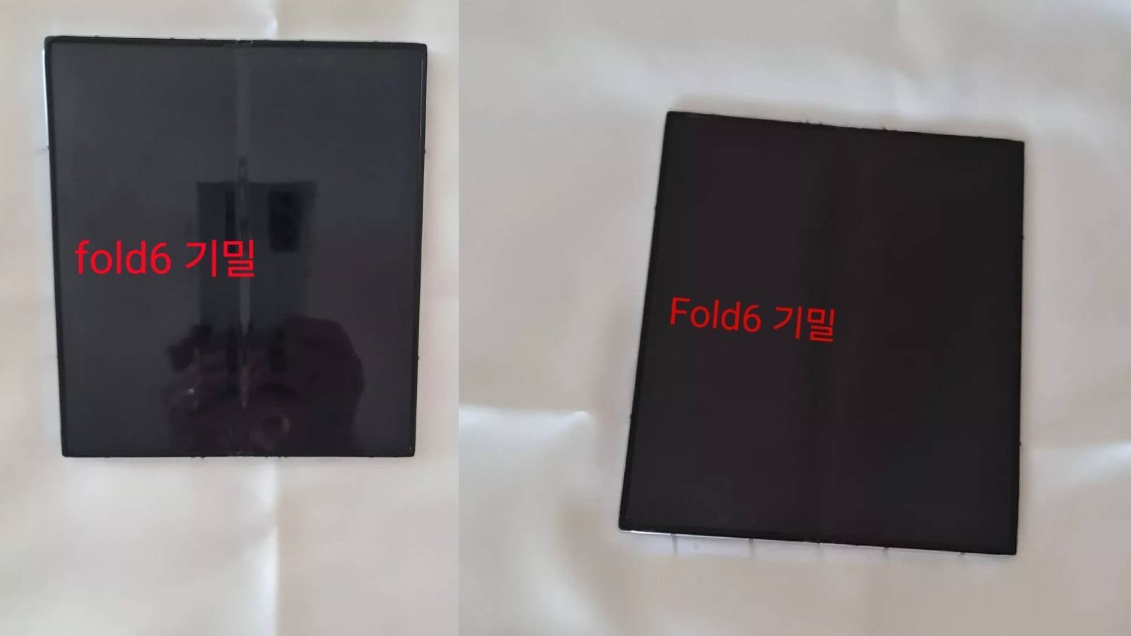 The Galaxy Z Fold 6 still has a crease - Worst thing about Galaxy Z Fold 6 is glaringly obvious even in leaked dummy unit photos