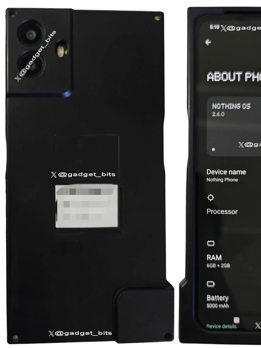 Alleged CMF Phone 1 live picture - Key specs of Nothing’s next phone have just been leaked
