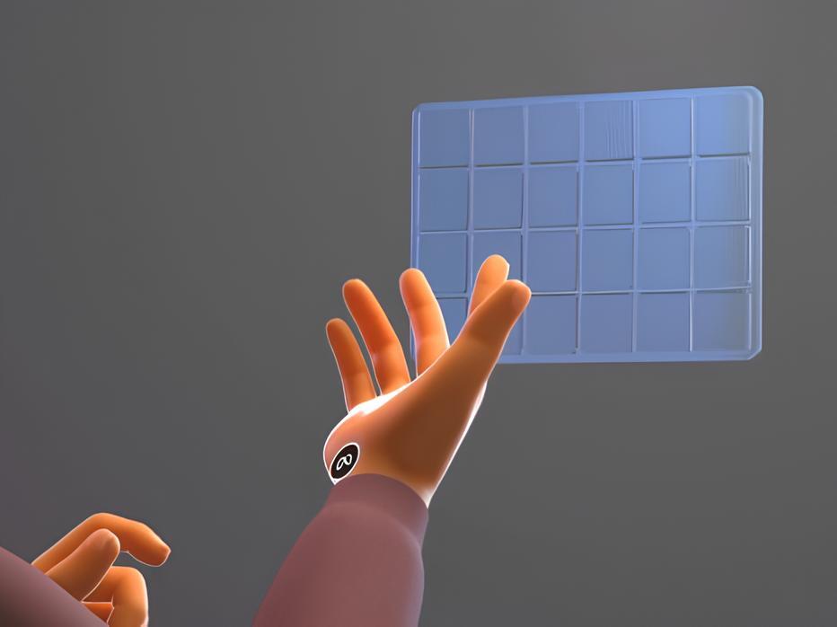 A representation of how the wrist buttons will work. | Image credit — Meta - Big Meta Quest update improves passthrough and adds new features