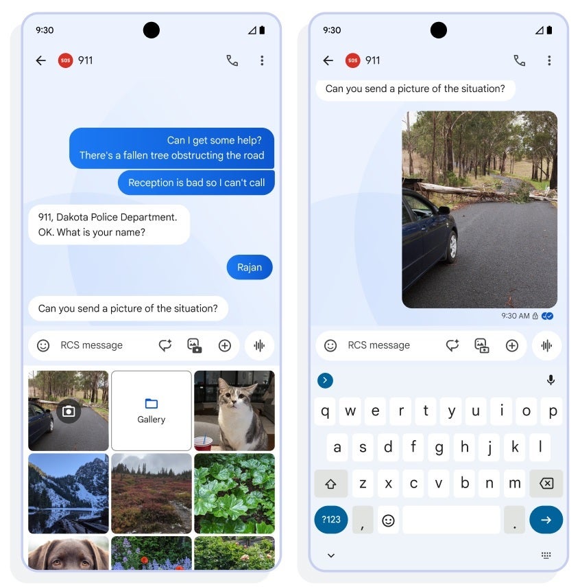 Using RCS to send a request to 911 for help - Can't call 911? Google Messages app will allow you to text 911 via RCS to receive help
