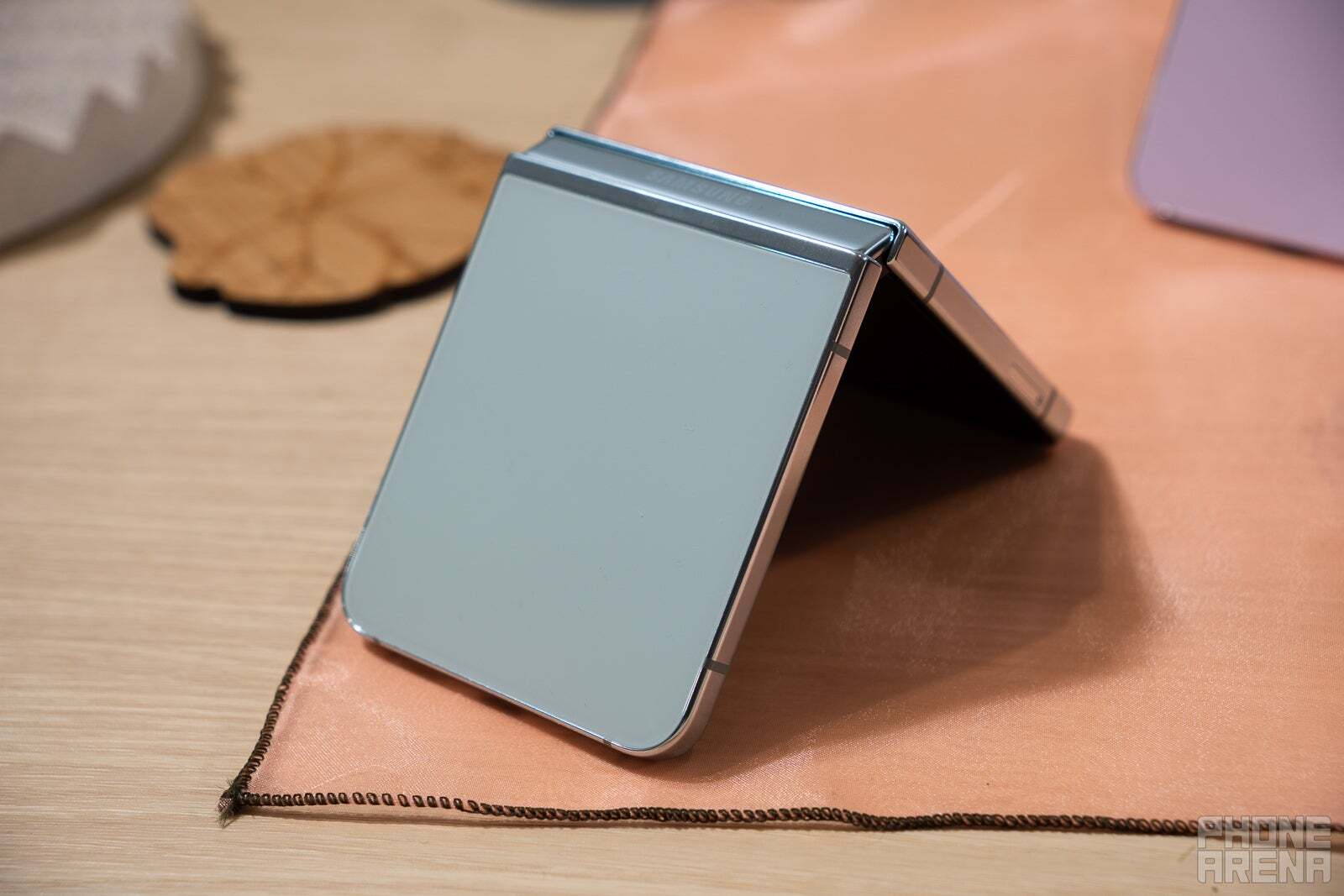 The Z Flip 5 showcasing Mint (Image Source - PhoneArena) - Galaxy Z Flip 6 colors: all the rumored shades