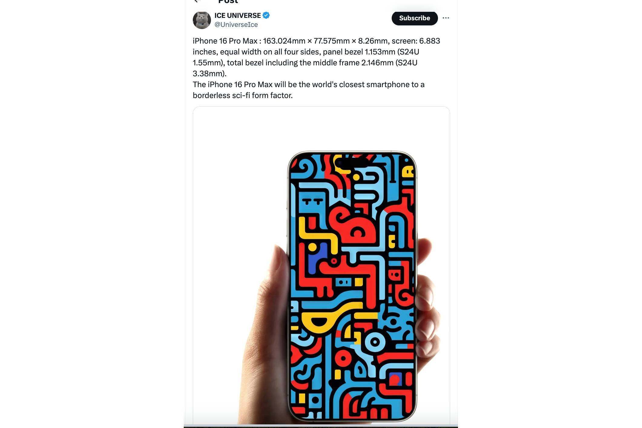 This is what the future holds! - The bezel-less iPhone 16 Pro Max looks great! Here&#039;s why I&#039;m NOT excited about it