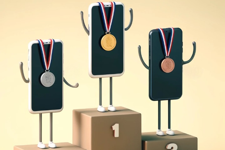 Isn’t it exciting to see which smartphone takes home the gold for innovation? This image was created with AI. - Galaxy Z Fold 6 and iPhone 16 don't mean you need to upgrade yearly