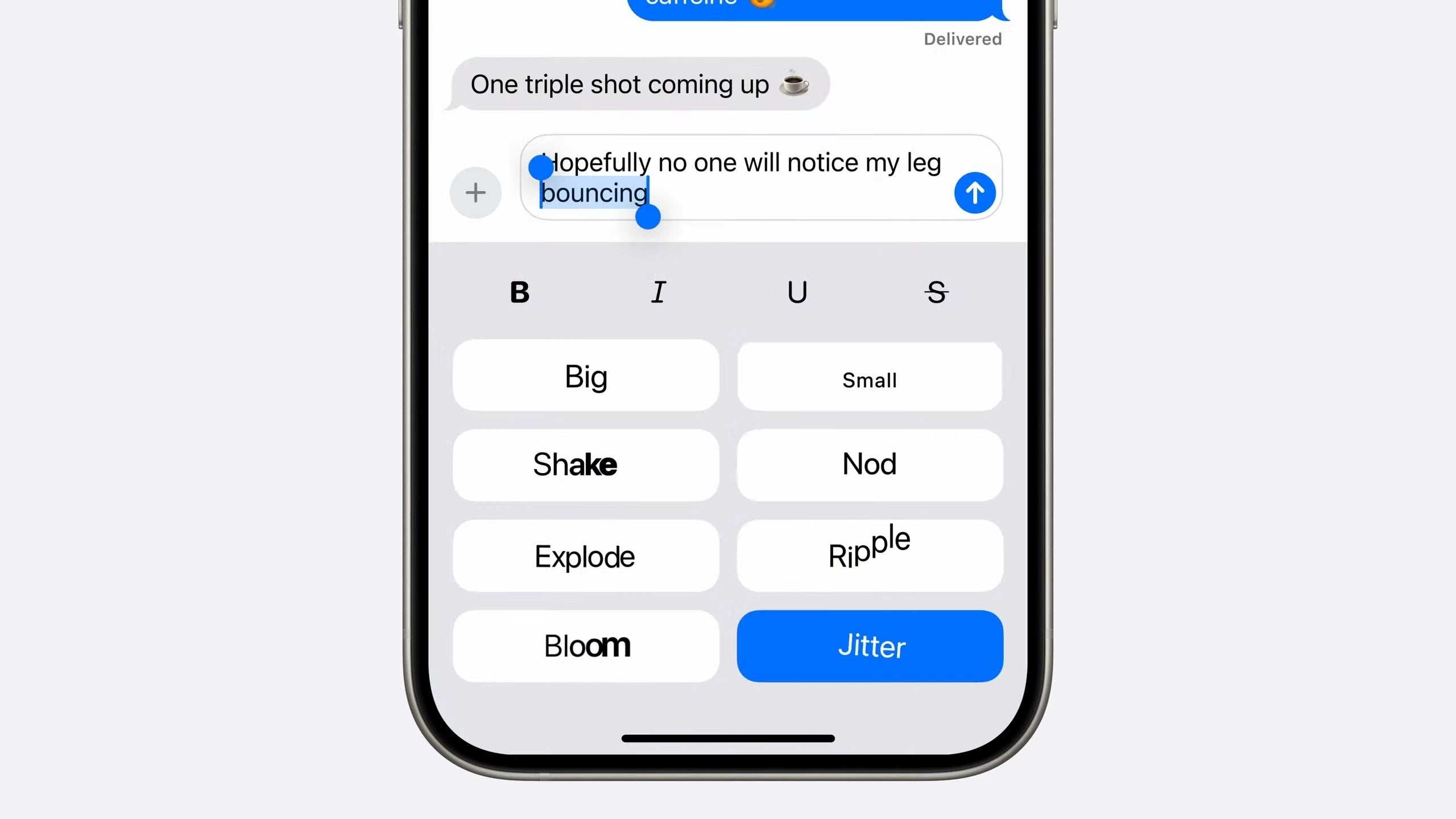 iOS 18 delivers way more text effects to the essential Messages app - iOS 18 breaks cover: A landmark update in Apple&#039;s history