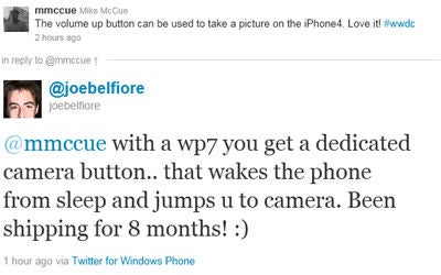 Microsoft&#039;s Joe Belfiore subtly mocks the new features in iOS 5