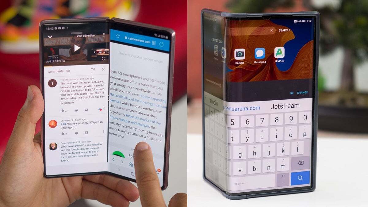 How do you like it? | Image credit - PhoneArena - Apple should copy Samsung for the foldable iPhone, not Huawei