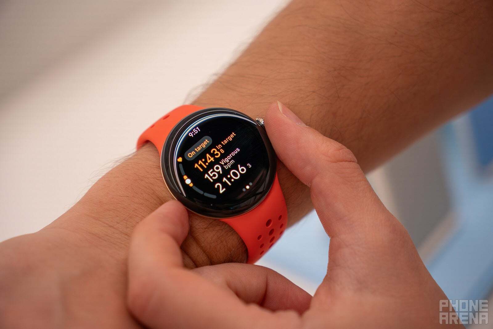 The smartwatches from Google have come in a single 41mm body... until now. | Image credit – PhoneArena - That's the way for the king-sized Pixel Watch 3 XL to break free from its own curse
