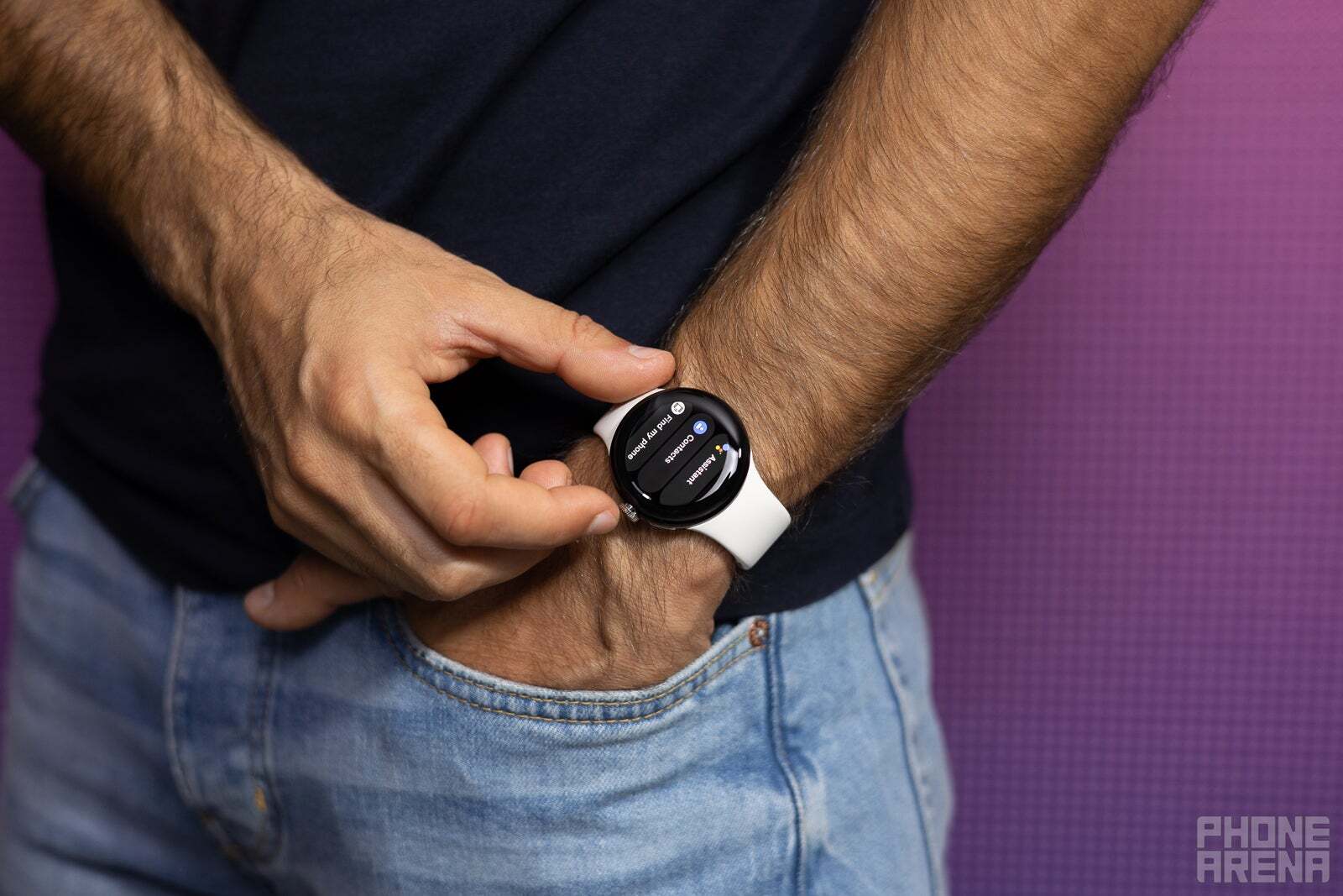 The OG Pixel Watch | Image credit – PhoneArena - That's the way for the king-sized Pixel Watch 3 XL to break free from its own curse