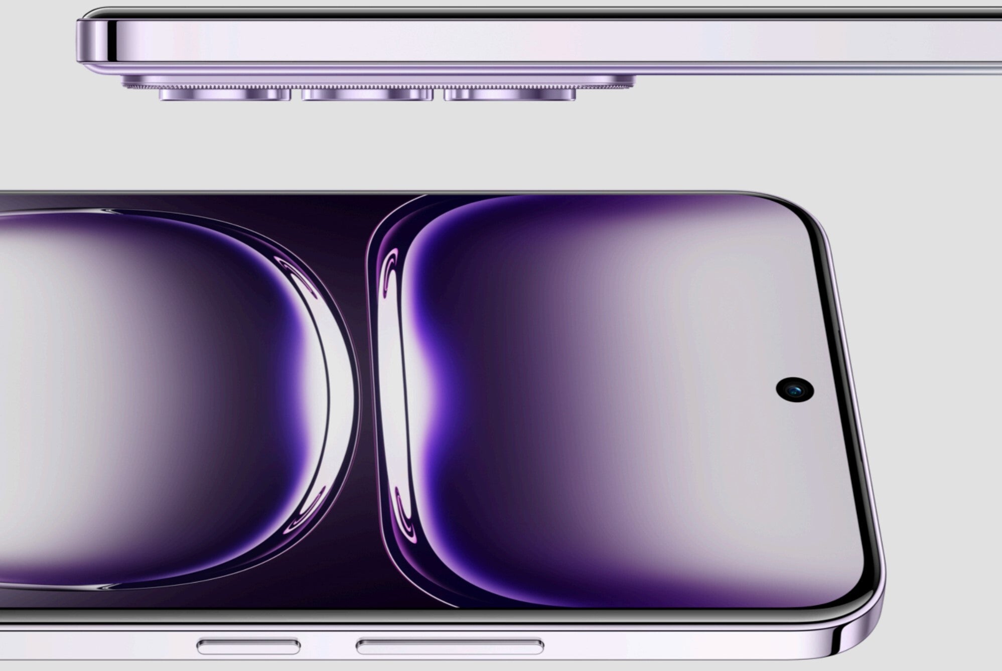 The micro quad-curves of the Reno 12 Infinite View display - Oppo schools Apple with quad-curved Reno 12 that actually brings AI to the rest of us