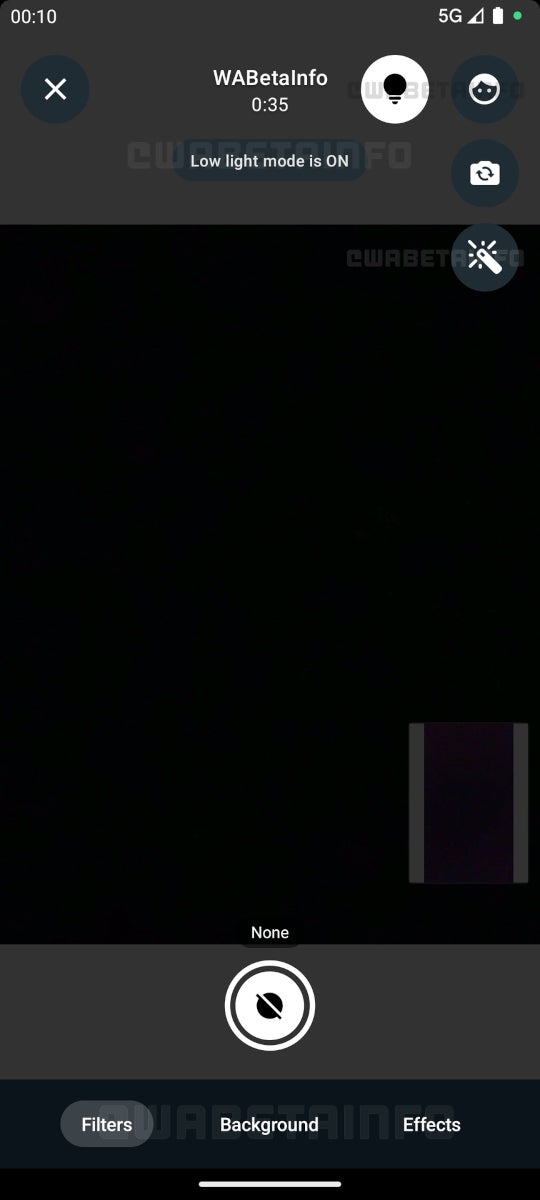 WhatsApp&#039;s new AR effects/filters for video calls, Credits - WABetaInfo - WhatsApp’s latest upcoming features involve AR effects and filters