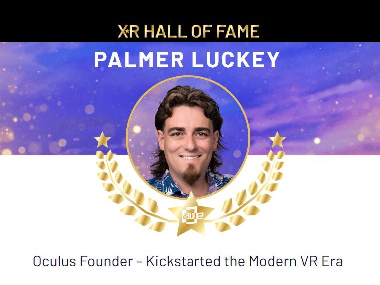 Palmer Luckey featured in AWE’s XR Hall of Fame. | Image credit — AWE - Founder of Oculus might be returning to consumer VR with something “really cool”