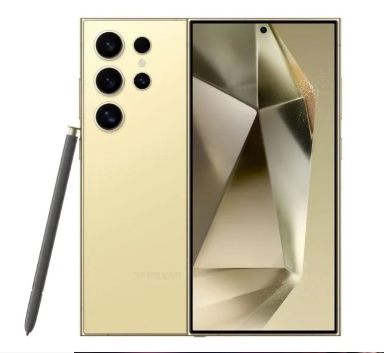 The Samsung Galaxy S24 Ultra is now available in Titanium Yellow. Image credit-Samsung - The Galaxy S24 Ultra can now be purchased in a new color