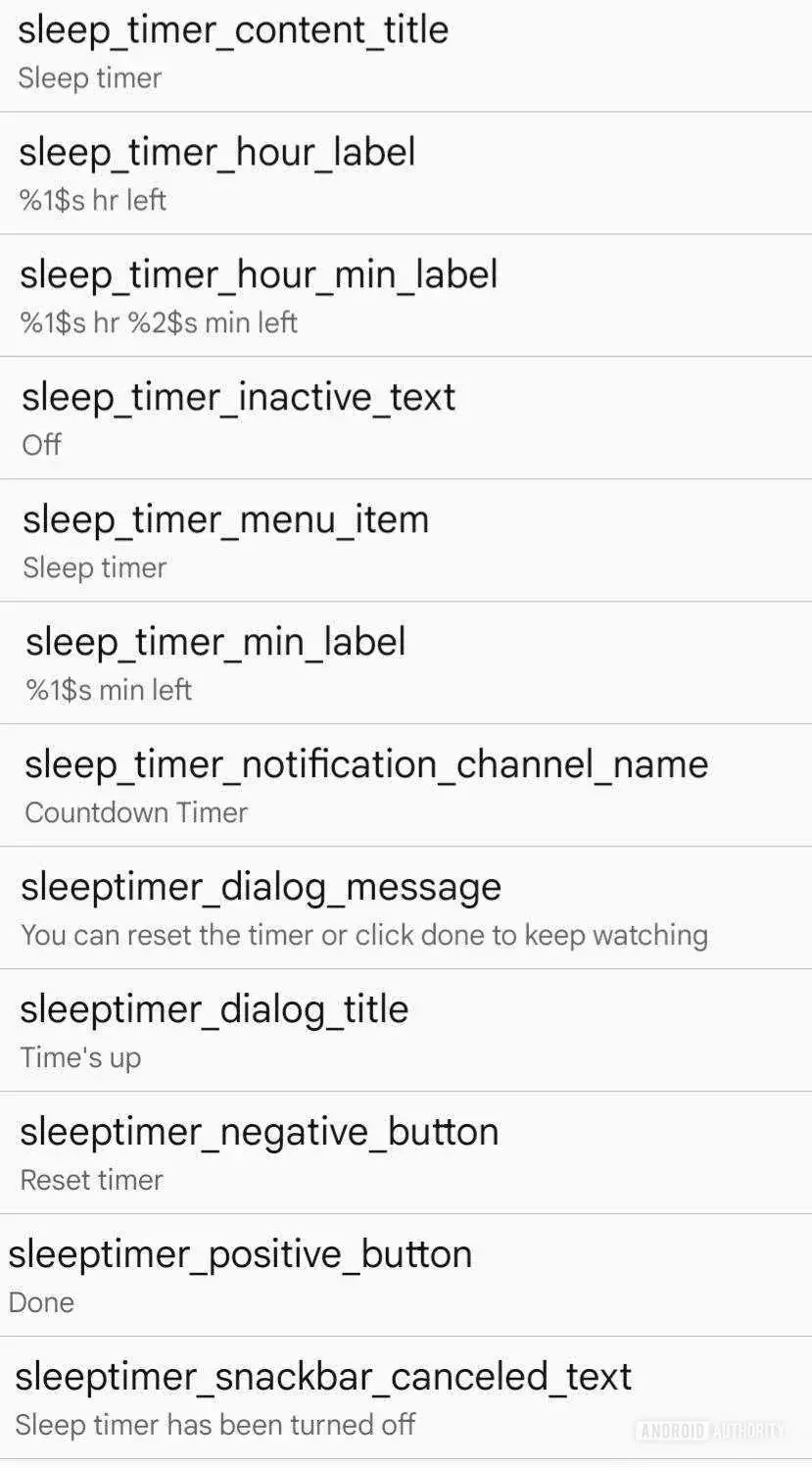Image Source - Android Authority - The YouTube app could finally be getting a sleep timer