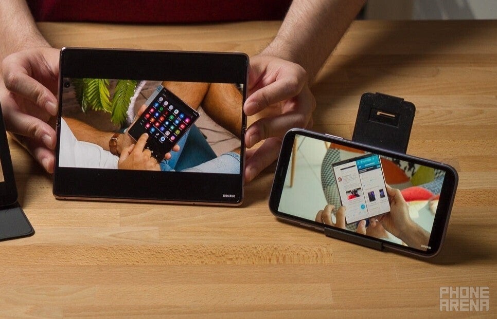 Watching content on a Z Fold vs. a normal phone isn't enough of a drastically bigger experience, unfortunately, yet it's so easy to fix this... | Image credit - PhoneArena - 3 things Samsung is still stubborn about in 2024 (including the Galaxy Z Fold 6)