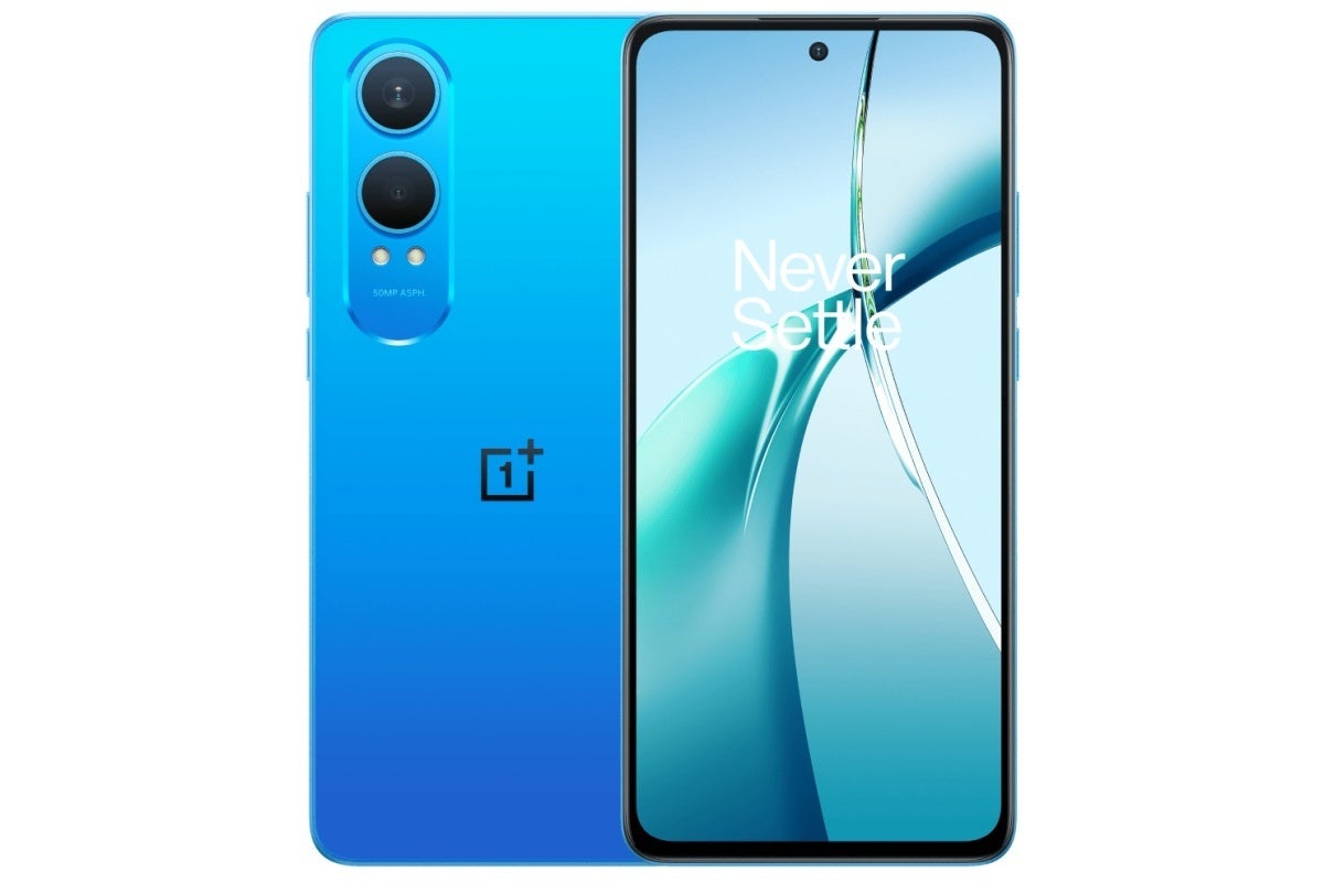 The Nord CE 4 Lite certainly looks pretty in Mega Blue for an ultra-affordable mid-ranger. | Image Credit -- OnePlus - The irresistibly priced OnePlus Nord CE 4 Lite is officially official with a big battery and more