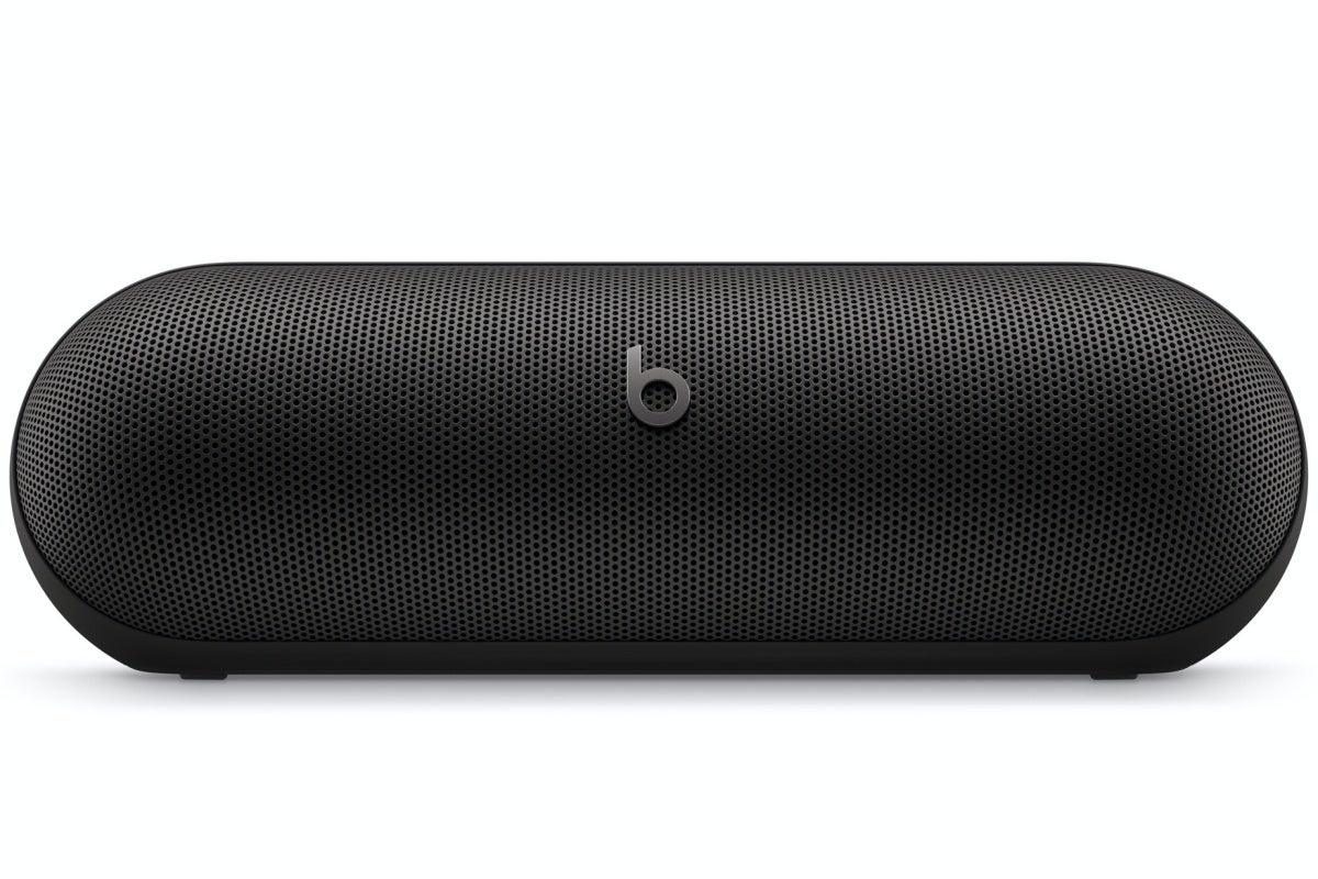 The redesigned new Beats Pill speaker still looks... just like a pill. | Image Credit -- Apple - Apple&#039;s new Beats Pill speaker is &#039;seriously loud&#039; and refreshingly affordable