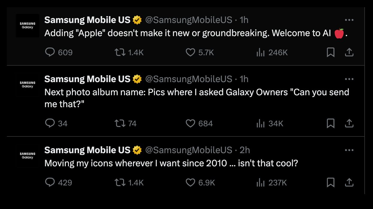People rip Samsung to pieces after the company calls out Apple multiple times - here's why
