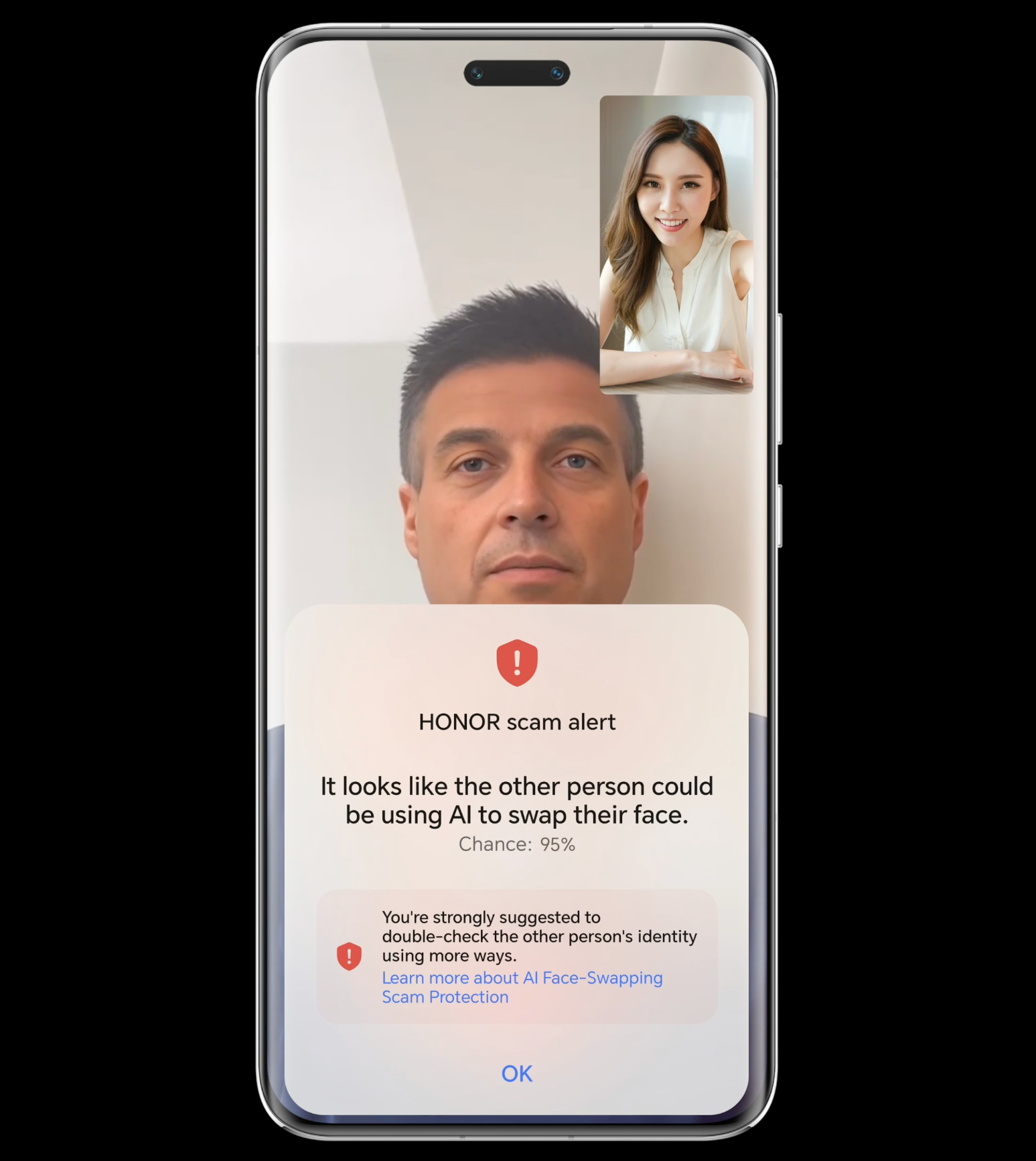 Image credit – Honor - Honor unveils AI features that see through deepfakes and keep your eyes healthy