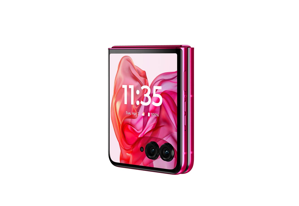 The Razr Plus in Hot Pink. | Image Source - Motorola - Motorola Razr Plus (2024) colors: all the official hues