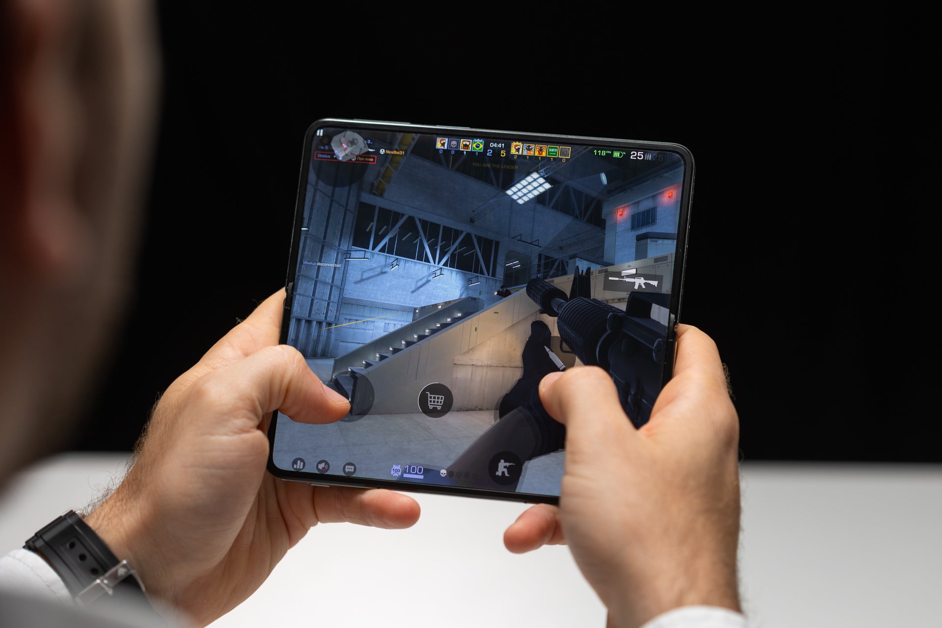 Gaming on the OnePlus Open&#039;s humongous 7.8-inch main screen is on a whole other level | Image credit – PhoneArena - Amazing foldable OnePlus Open finally yanked me off my iPhone, and I love it