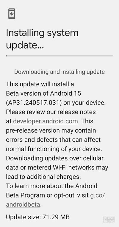 Google rolls out new bugfixes with Android 15 Beta 3.1
