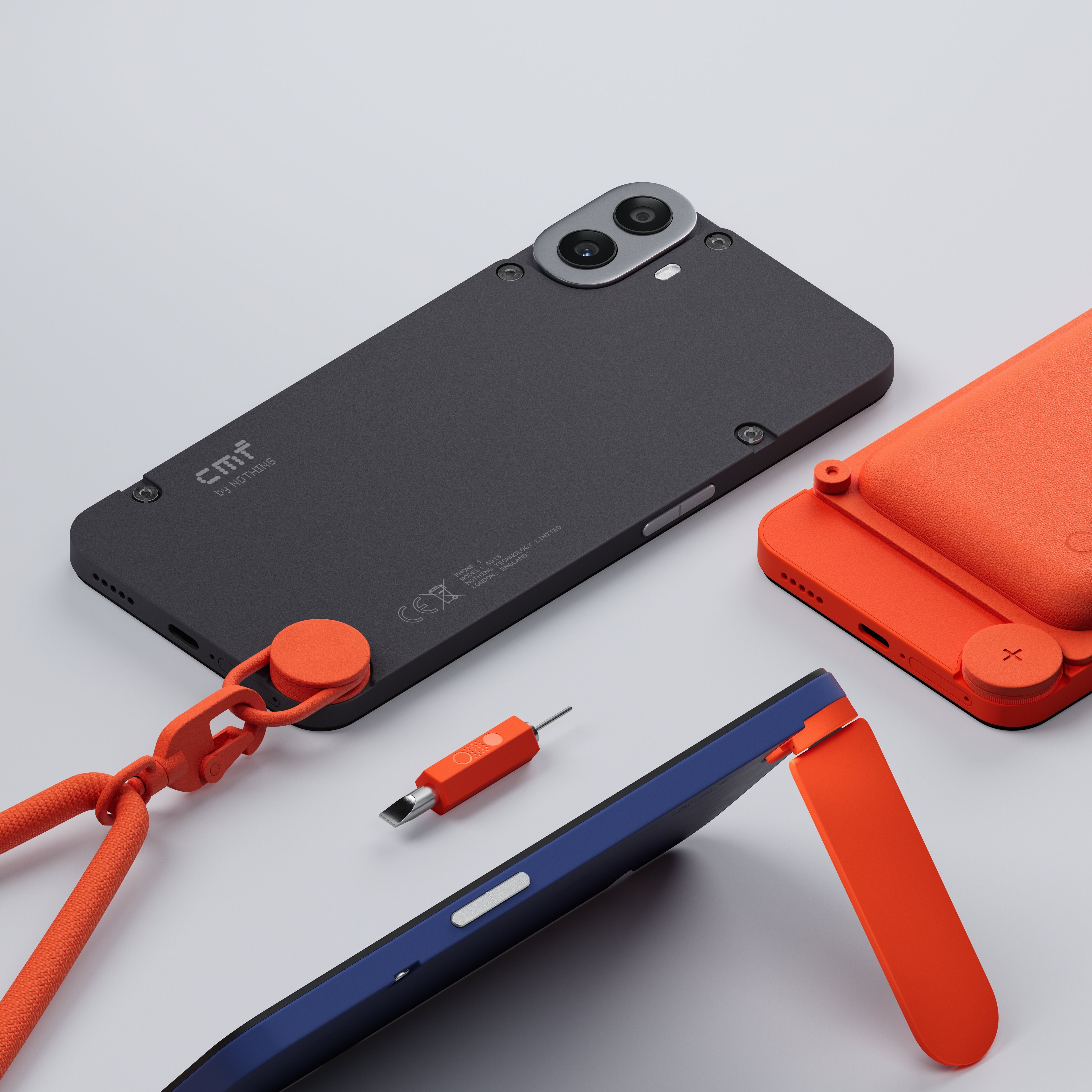 Nothing unveils CMF Phone (1) with customizable rear panel and kickstand