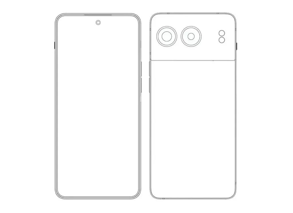 Leaked schematics of the OnePlus Nord 4. | Image Source - Ming-Chi Kuo on Weibo - Schematics and alleged live image of the OnePlus Nord 4 leak: it's not particularly good-looking