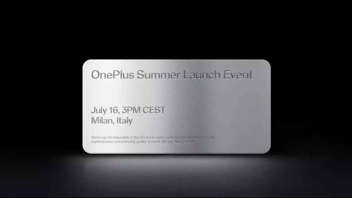 Teaser for the event. | Image Source - OnePlus - Schematics and alleged live image of the OnePlus Nord 4 leak: it's not particularly good-looking