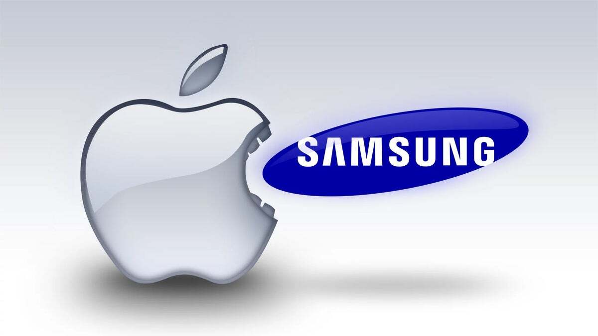 Rivalry is not always gentle. - Instead of attacking Apple, Samsung should notice the log in its own eye