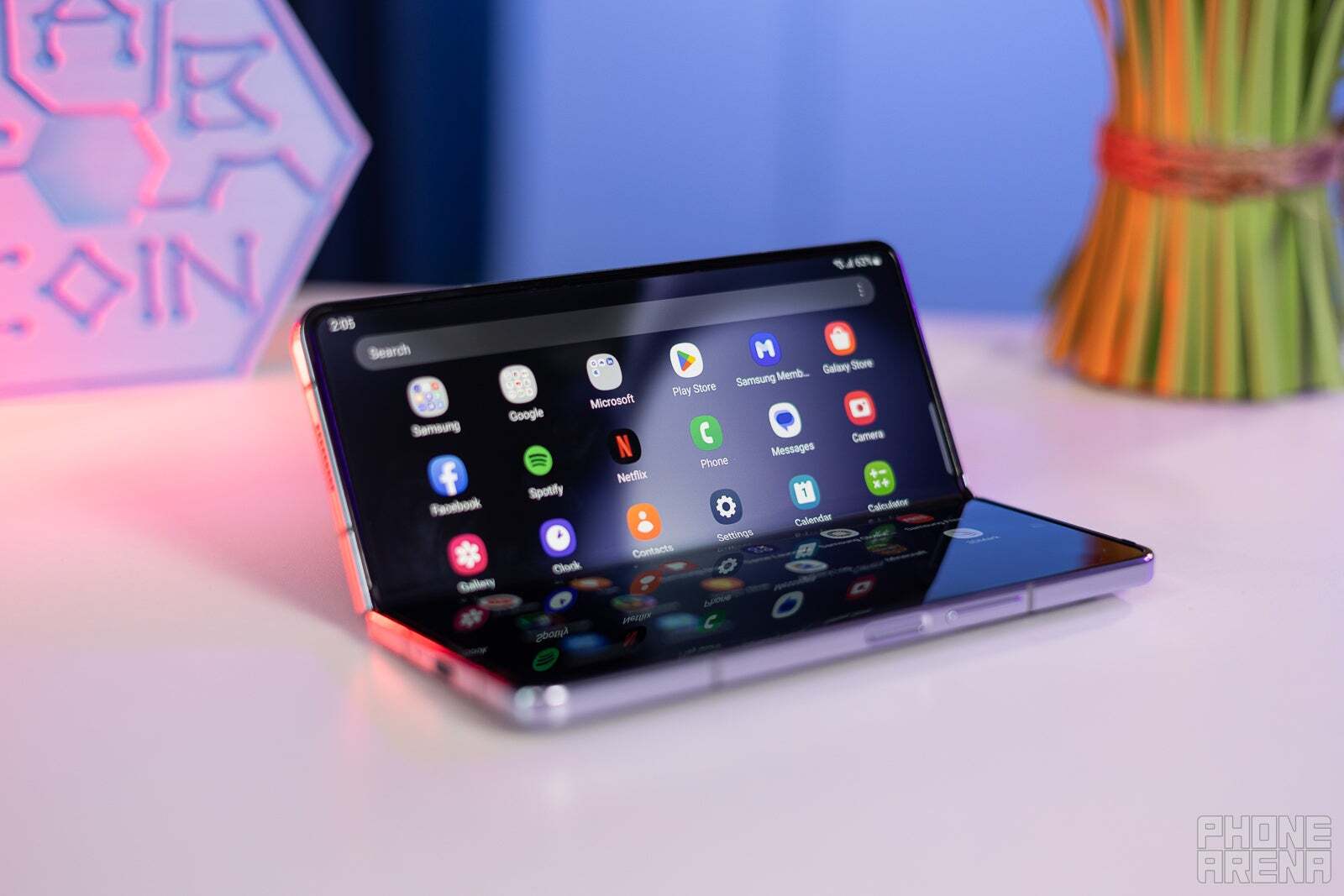 Samsung's foldables face a fierce competition. | Image credit - PhoneArena - Instead of attacking Apple, Samsung should notice the log in its own eye