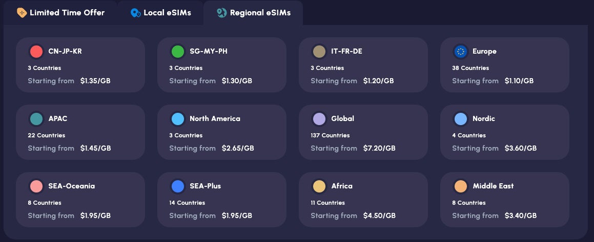 Regional eSIMs for the unbound travelers - Planning the perfect vacation? Get the perfect roaming plan with Nomad eSIM