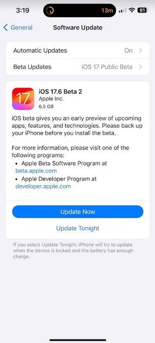 Apple is currently beta testing iOS 17.6.2|Image credit-PhoneArena - Release of iOS 17.5.2 imminent; update will bring bug fixes and performance improvements