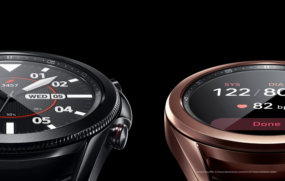 The Galaxy Watch 3 featured a stainless steel circular bezel. | Image credit - Samsung - Watch the clock: Galaxy Watch through the years