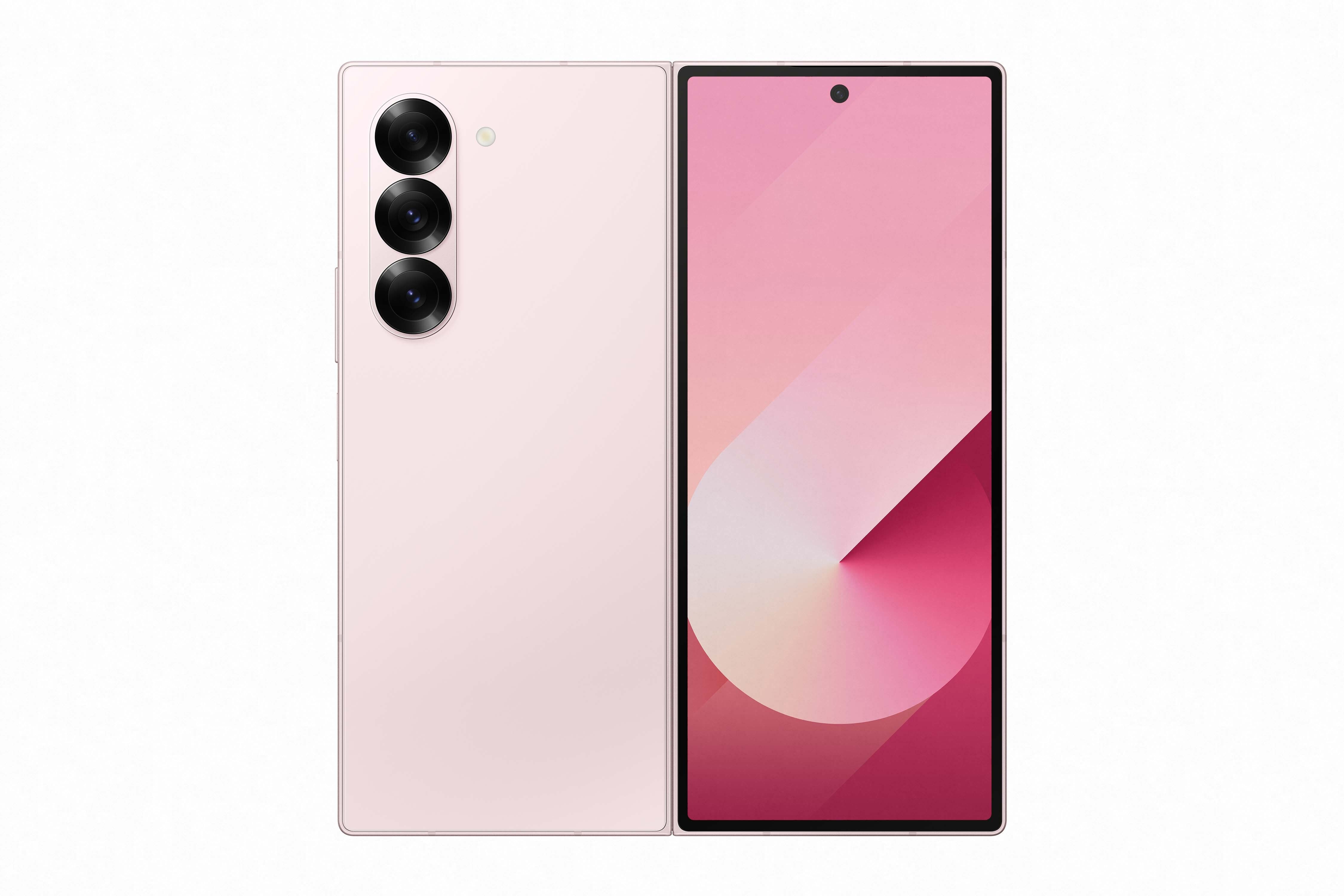 Z Fold 6 in Pink. | Image Source - Samsung - Galaxy Z Fold 6 colors: all the official hues