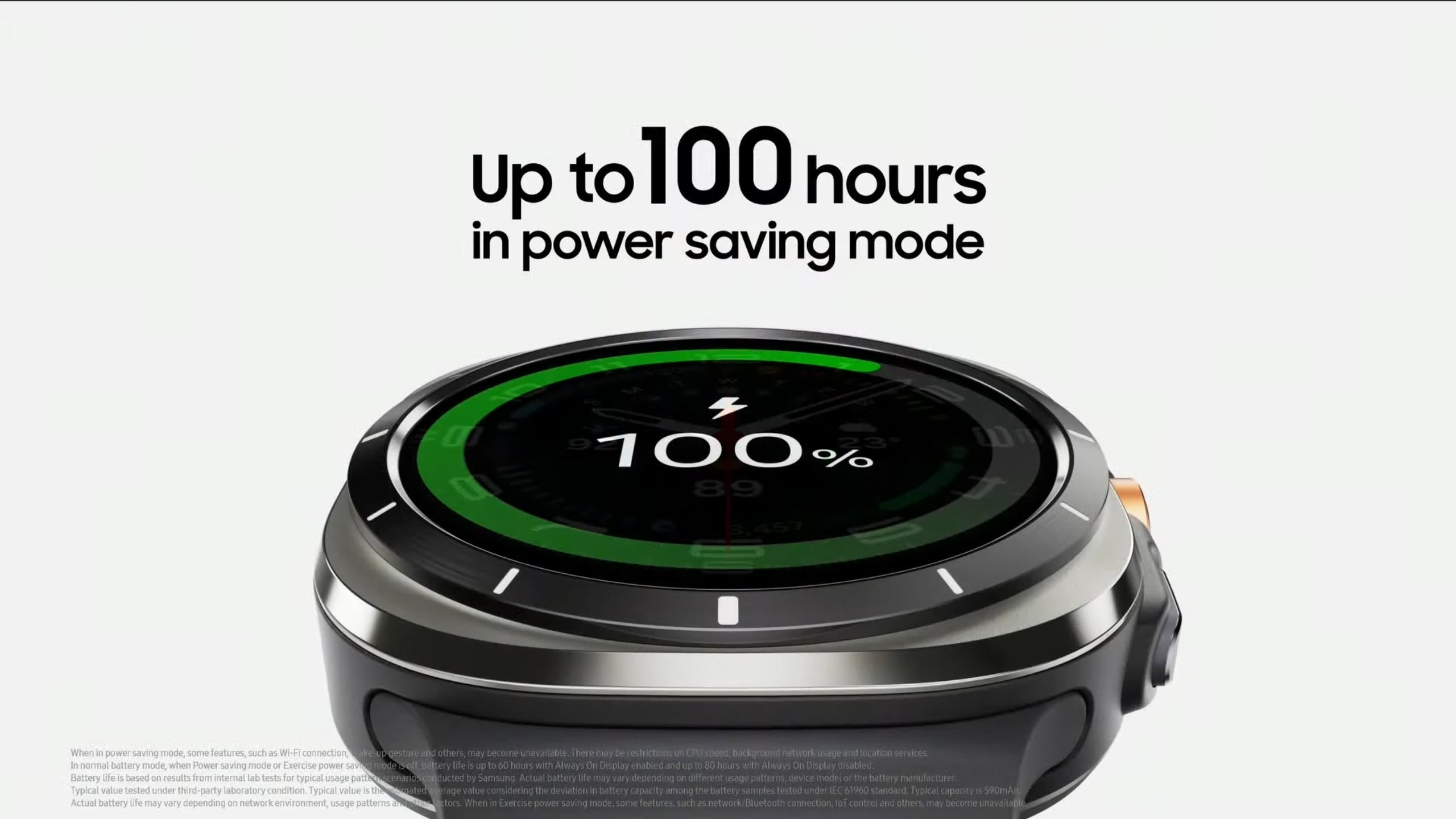 The Galaxy Watch Ultra has the longest battery life from all Samsung smartwatches ever. - Samsung unleashes Galaxy Watch Ultra: The most powerful Galaxy Watch ever built