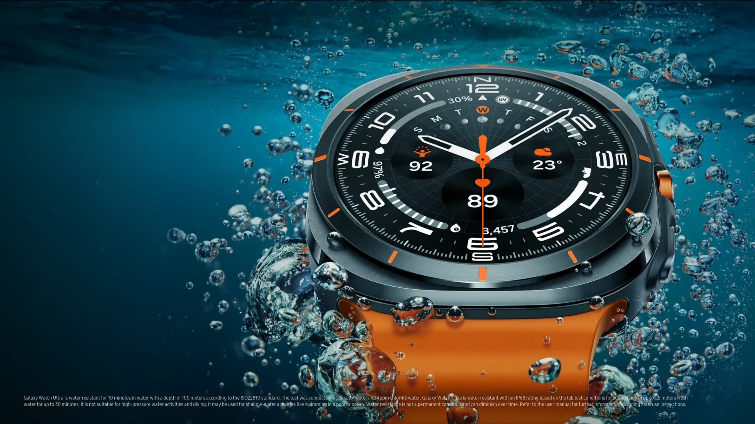 The Galaxy Watch Ultra is made to withstand amazing depths. - Samsung unleashes Galaxy Watch Ultra: The most powerful Galaxy Watch ever built