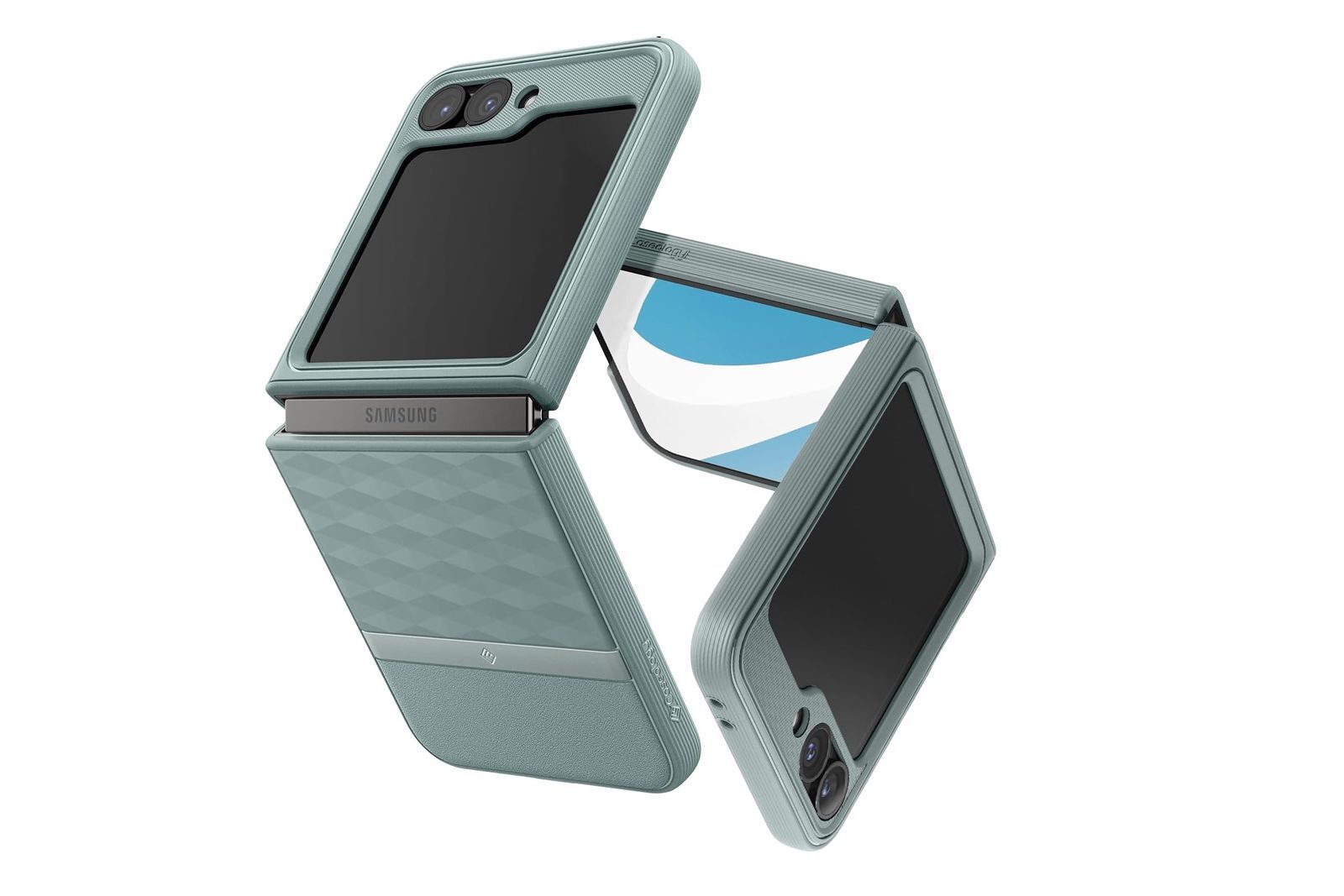 The Caseology Parallax Galaxy Z Flip 6 Pattern Protective Case offers a cool 3D pattern - The best Galaxy Z Flip 6 cases you can get